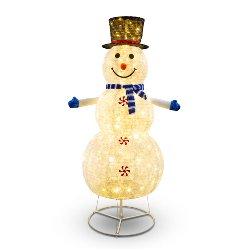 LED Pop Up Snowman Red/Blue 150cm Assorted 4