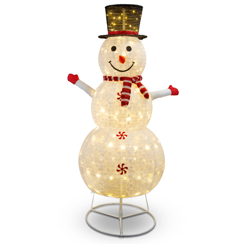 LED Pop Up Snowman Red/Blue 150cm Assorted 6