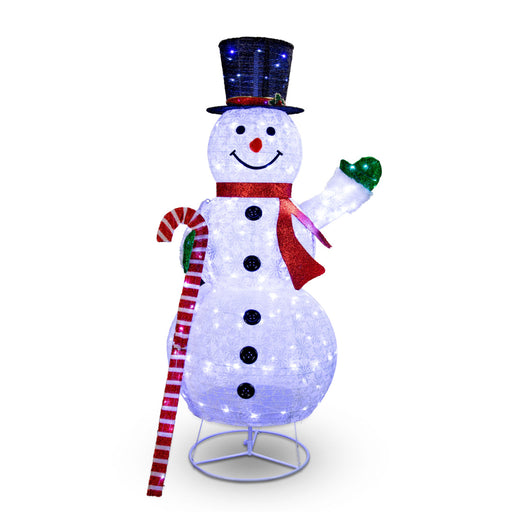 LED Pop Up Snowman Twinkle 180cm