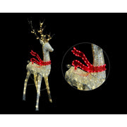LED Glitter Thread Giant Gold Reindeer Twinkle 180cm
