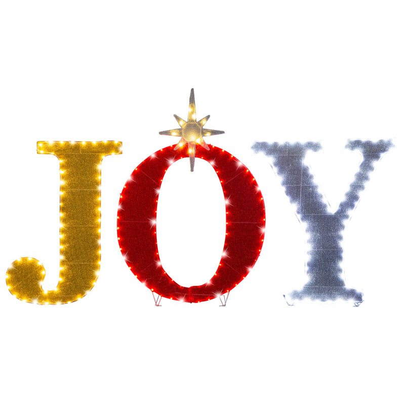 LED Mesh Tinsel Joy w/Stand Twinkle