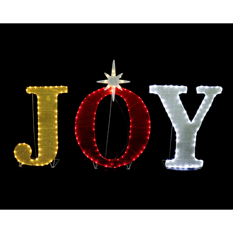 LED Mesh Tinsel Joy with Stand Twinkle 2