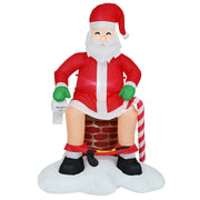 Airpower Naughty Chimney Santa 200cm