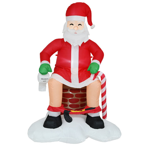 Airpower Naughty Chimney Santa 200cm