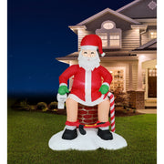 Airpower Naughty Chimney Santa 200cm 3