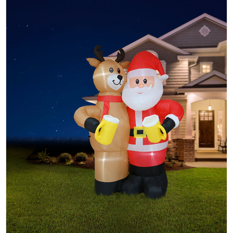 Airpower Santa & Reindeer Drinking Buddies 240cm 3