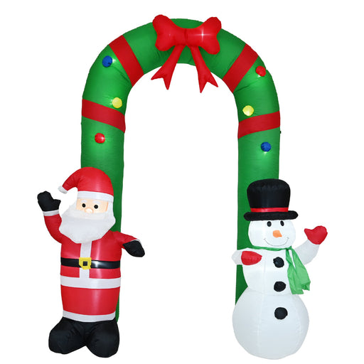 Airpower Santa Snowman Arch 240cm