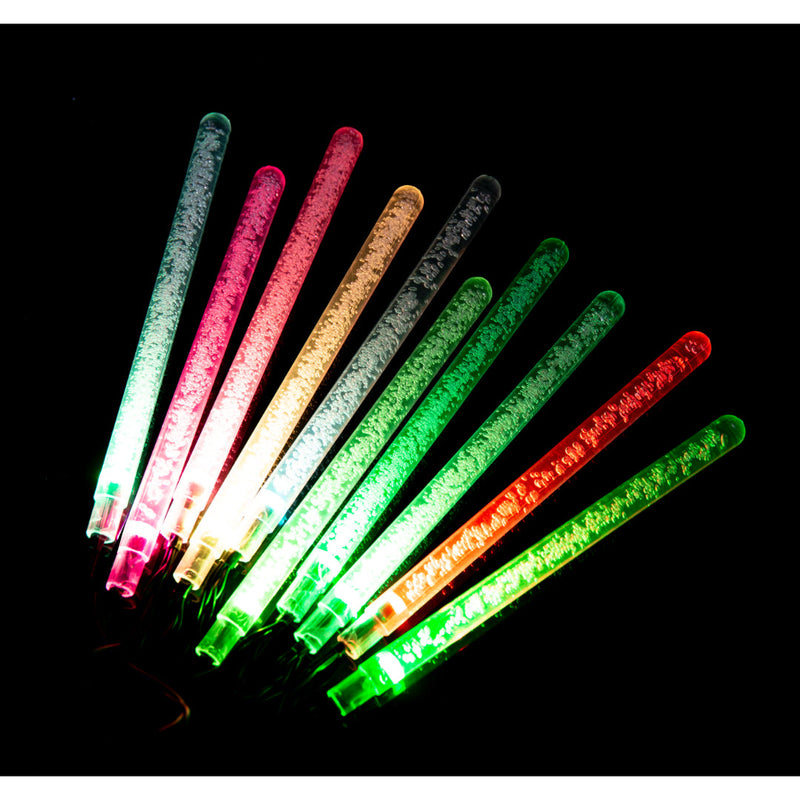Solar LED Bubble Tubes 10pk Colour Change 3
