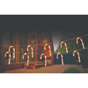 Solar Candy Cane String Lights 10pc 3