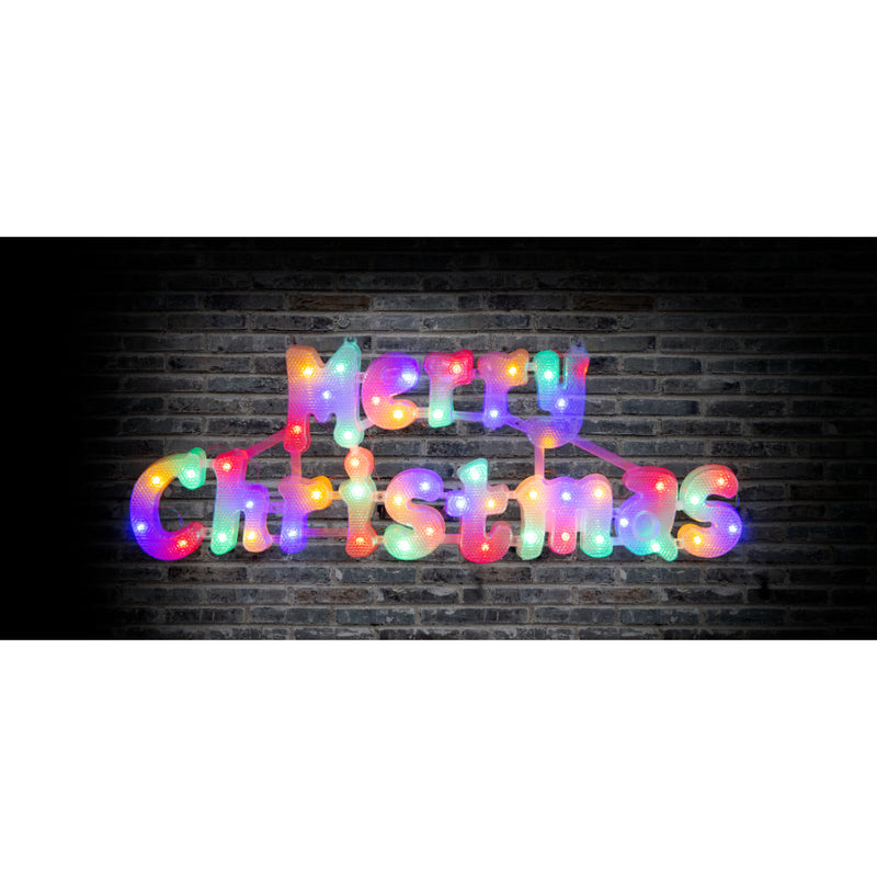 Solar LED Merry Christmas Plaque Assorted 7