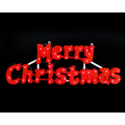 Solar LED Merry Christmas Plaque Assorted 9