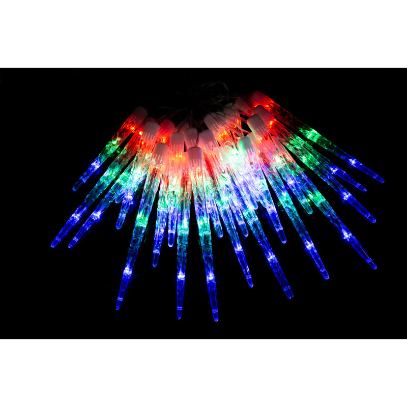 Solar Icicle Tube Lights 24pk Assorted 4