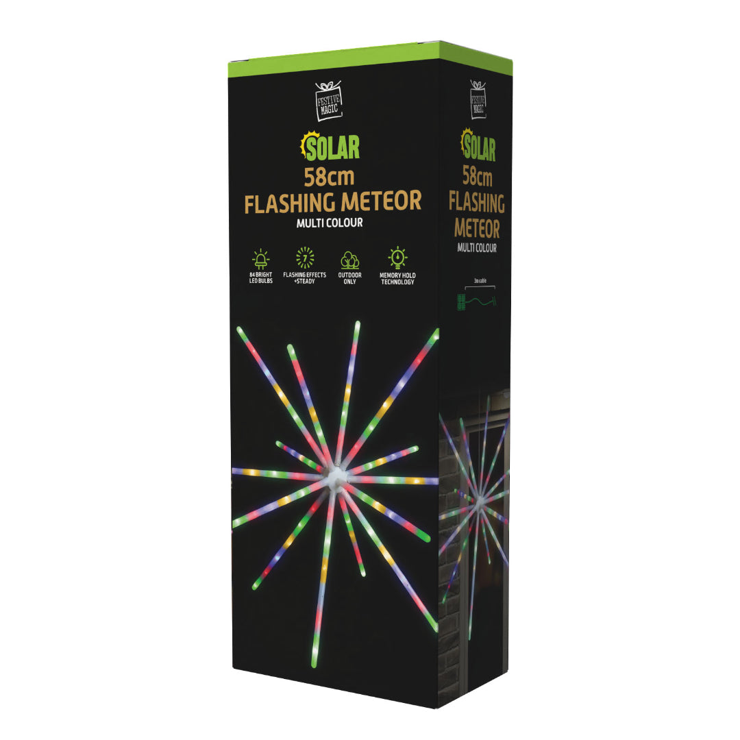 Solar LED Meteor Multi 58cm - Roni's — Ronis