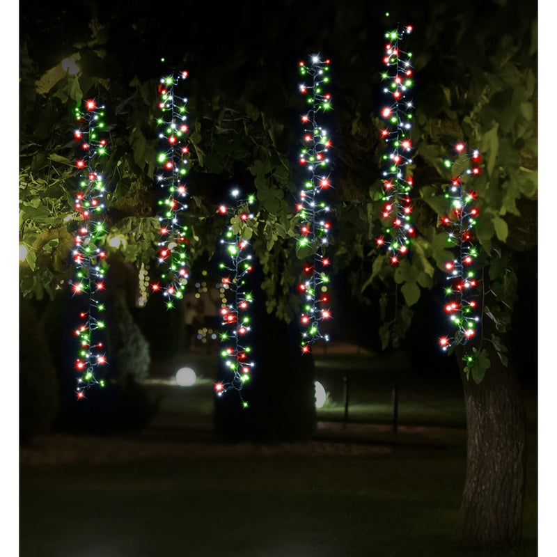 Solar LED Tree Clusters 480 10m Christmas 2