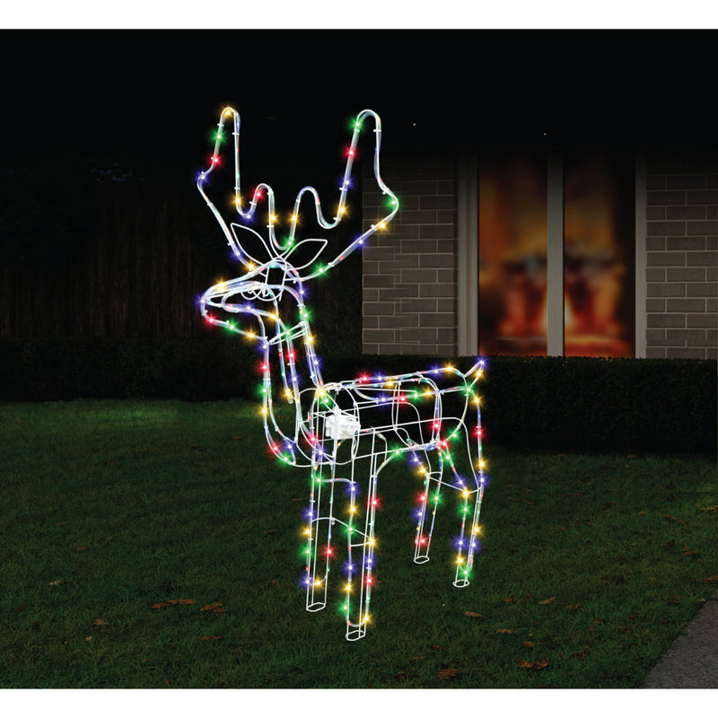 Solar Reindeer Moving Head Turn Multi