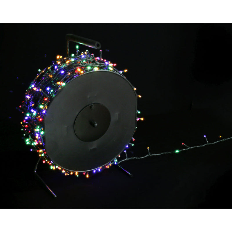 LEDs 2000 Multi Colour 200m w/Wind-Up Reel