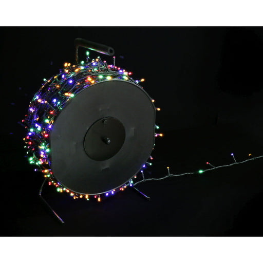 LEDs 2000 Multi Colour 200m w/Wind-Up Reel