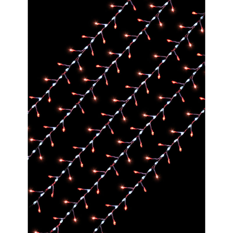 LED Cluster Light 450 White Waterfall Core Assorted 5