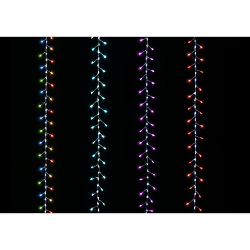 LED Cluster Light 450 White Waterfall Core Assorted 