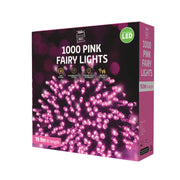 LED Fairy Lights 1000 w/Reel Hot Pink