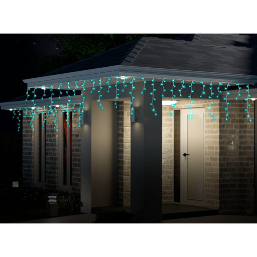 LED Icicles 500 Icy Blue Turquoise