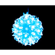LED Petals Balls 10cm 5pk Icy Blue Turquoise 2