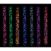 LED Rainbow Cluster Curtain 1008 Lights 4