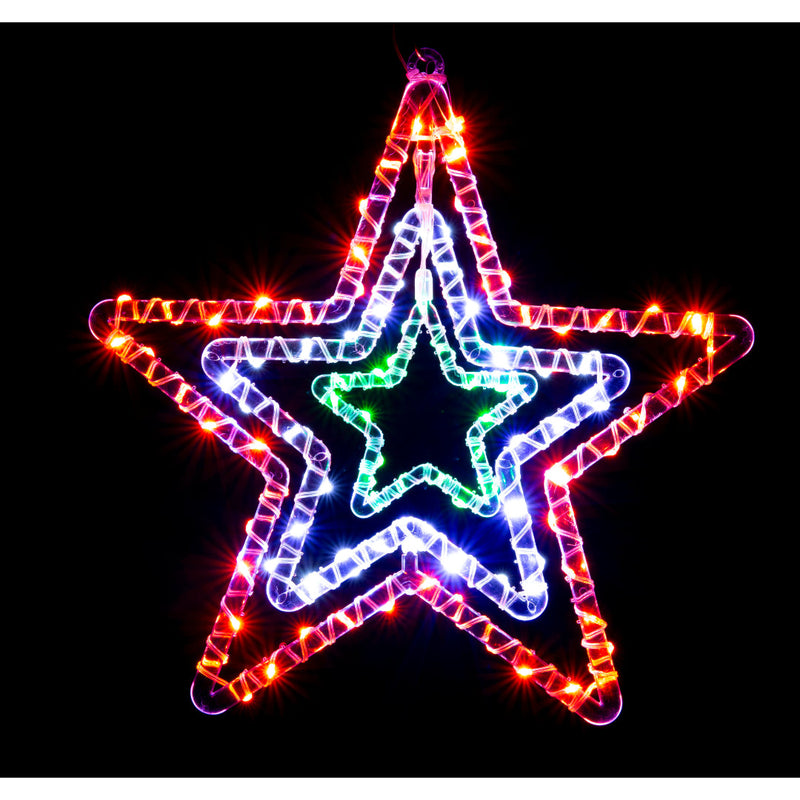 LED Crystal Stars 3in1 Assorted 7