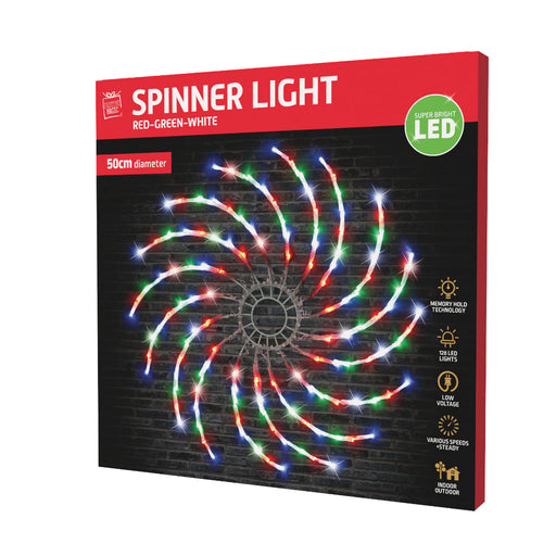LED Spinner Wheel 50cm Christmas