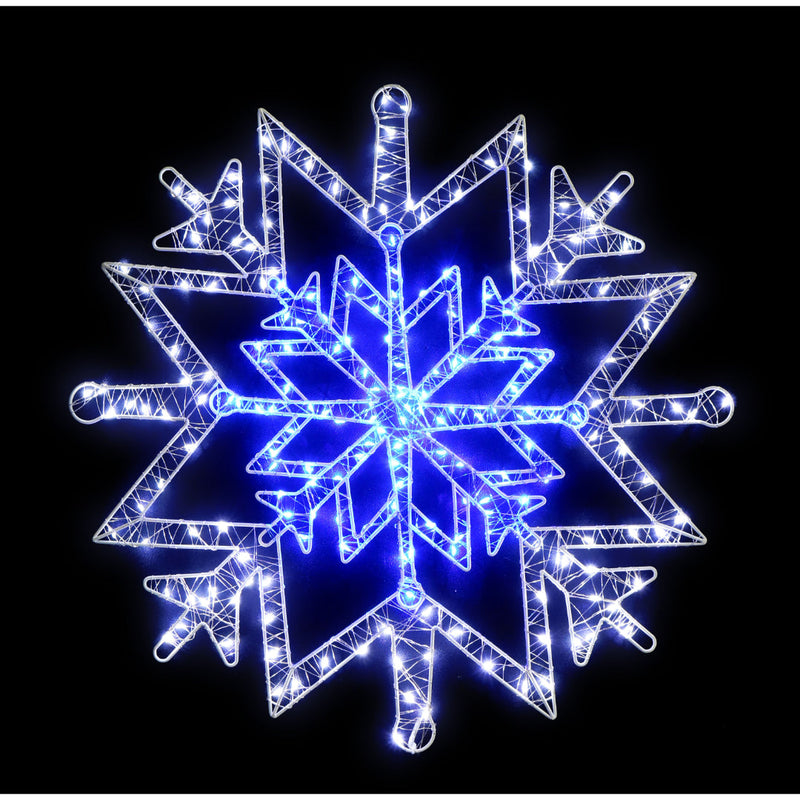 LED Starry Wire Snowflake 2-Tone Assorted 2