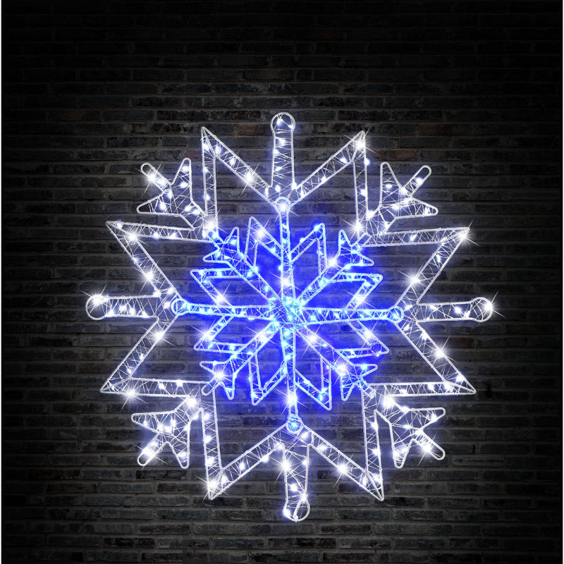 LED Starry Wire Snowflake 2-Tone Assorted 3