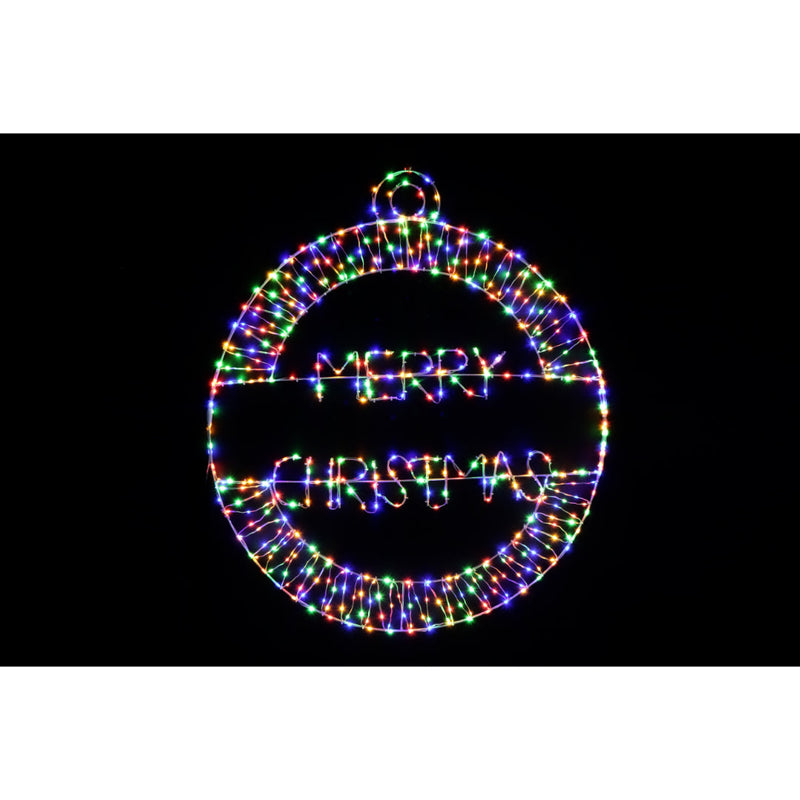 LED Dew Drop Bauble Merry Christmas 2