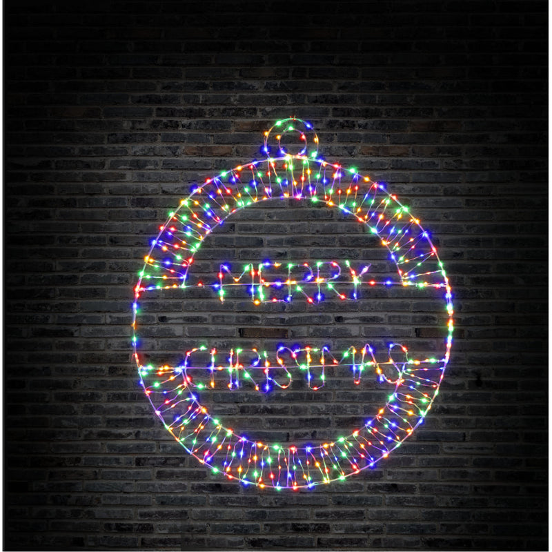 LED Dew Drop Bauble Merry Christmas 3