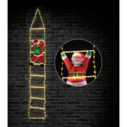 LED Flexi Cable Ladder with Santa 240cm Dual Coulor 2