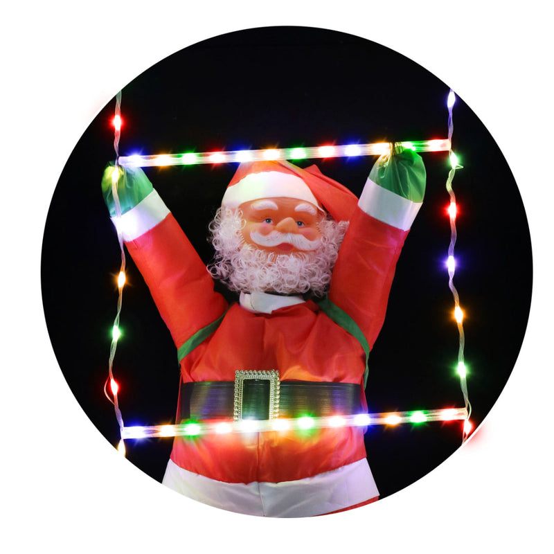 LED Flexi Cable Ladder with Santa 240cm Dual Coulor 5