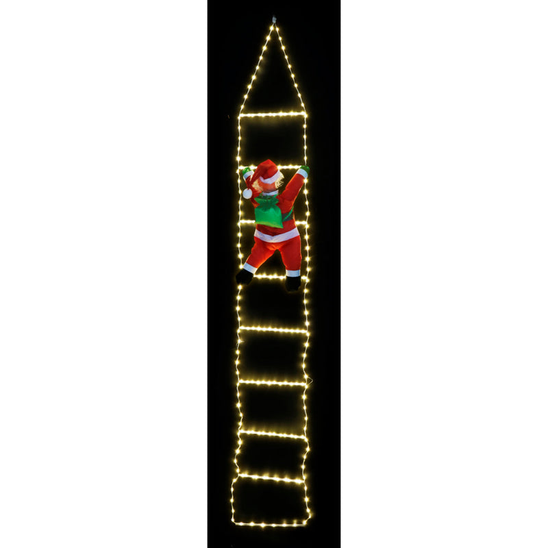 LED Flexi Cable Ladder with Santa 240cm Dual Coulor 7
