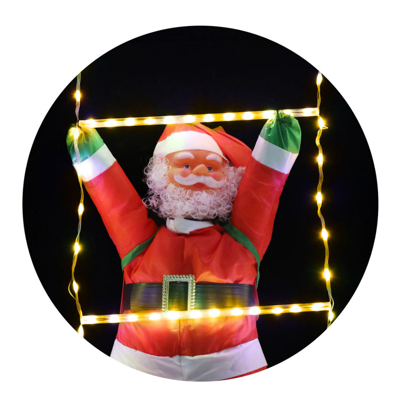 LED Flexi Cable Ladder with Santa 240cm Dual Coulor 8