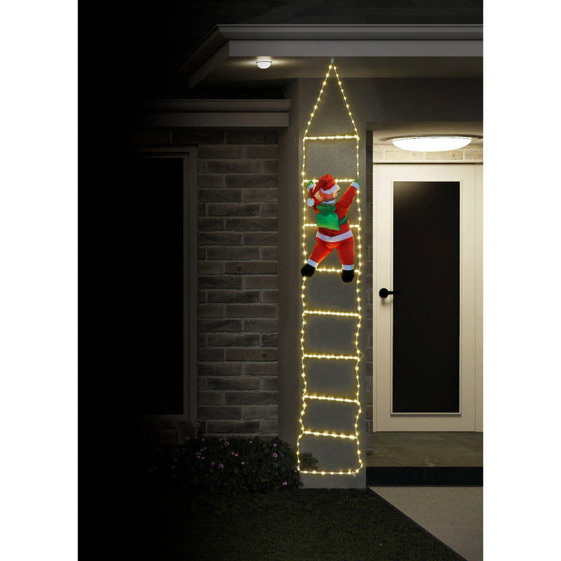 LED Flexi Cable Ladder with Santa 240cm Dual Coulor 9