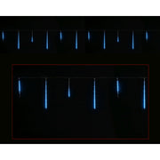 LED Rainfall Tubes 12pk Mixed Size Icy Blue
