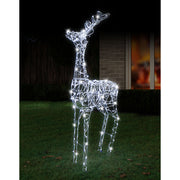 LED Big Daddy Reindeer White 200cm 2