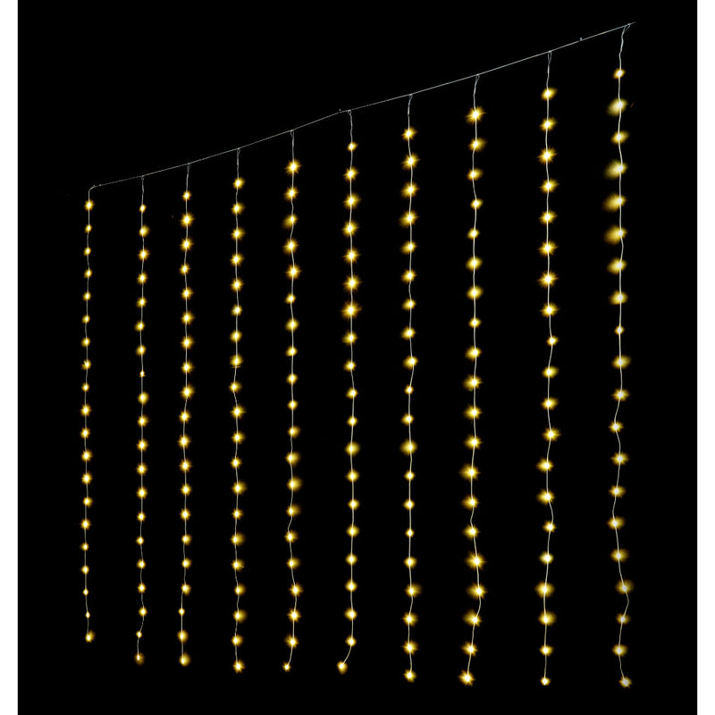 LED Dew Drop Curtan Light 2x2m Assorted 6
