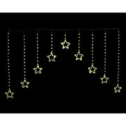 LED Dew Drop Star Curtain Gold 2