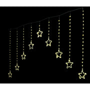 LED Dew Drop Star Curtain Gold 3