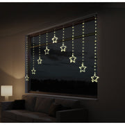 LED Dew Drop Star Curtain Gold 4
