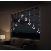 LED Dew Drop Star Curtain Multi Colour 4