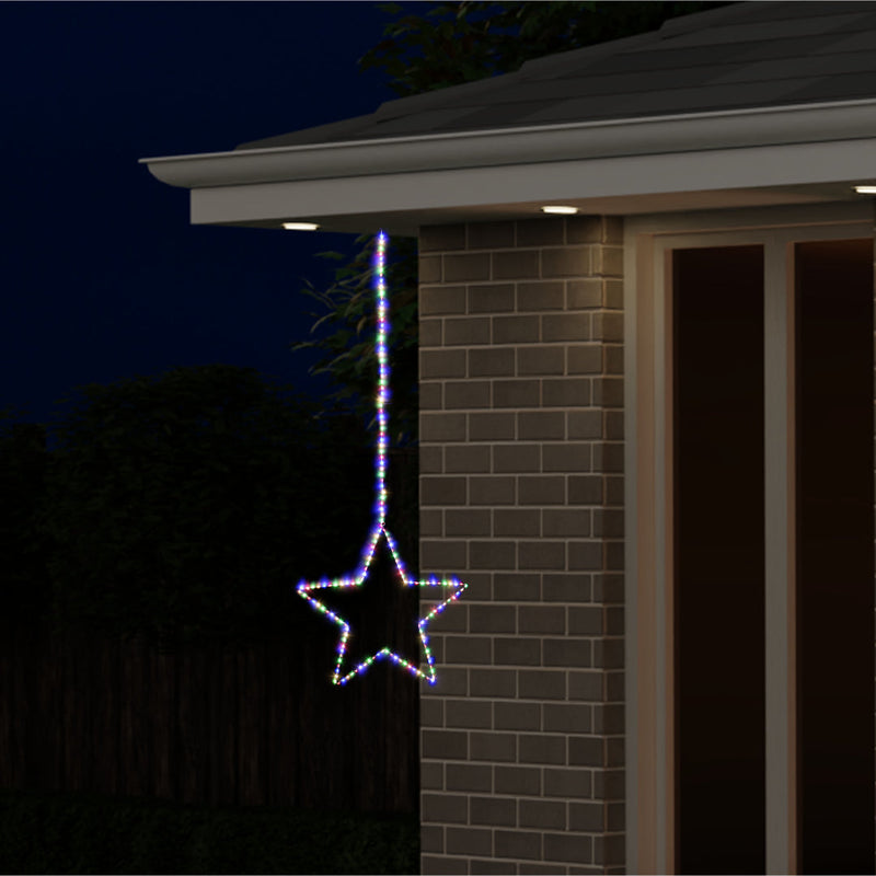 160 Micro LED Strand Star 155x58cm Assorted 4
