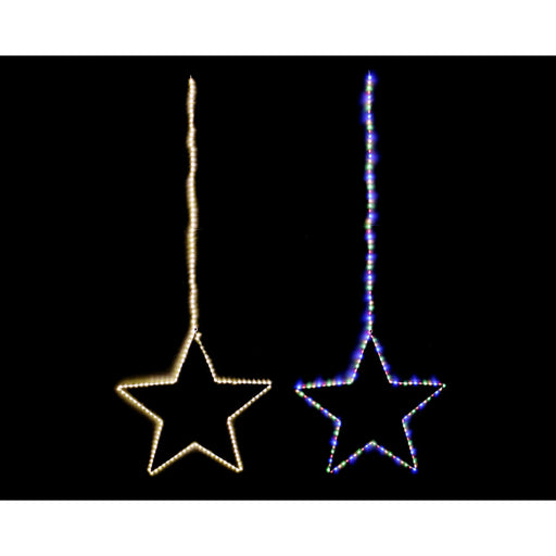 160 Micro LED Strand Star 155x58cm Assorted