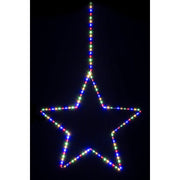 160 Micro LED Strand Star 155x58cm Assorted 7