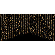 LED Cluster Curtain Glistening Gold 100% Twinkle 4 – thumbnail