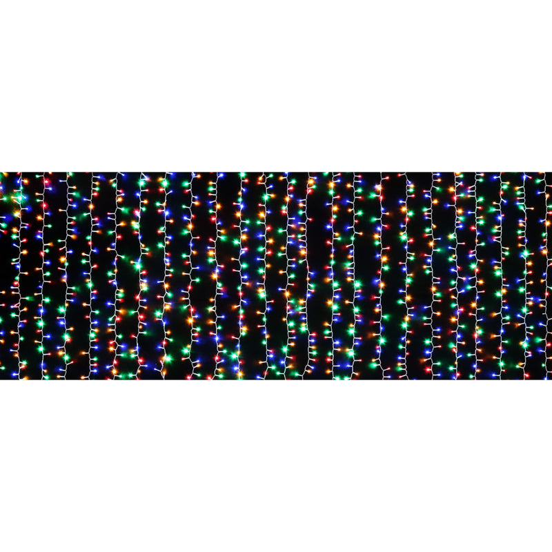 LED Cluster Curtain Manic Multi 100% Twinkle 2